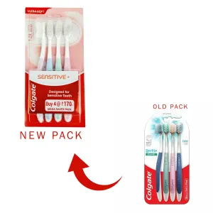 Colgate Gentle Enamel Ultra Soft 4's Combo Promo Pack Toothbrush